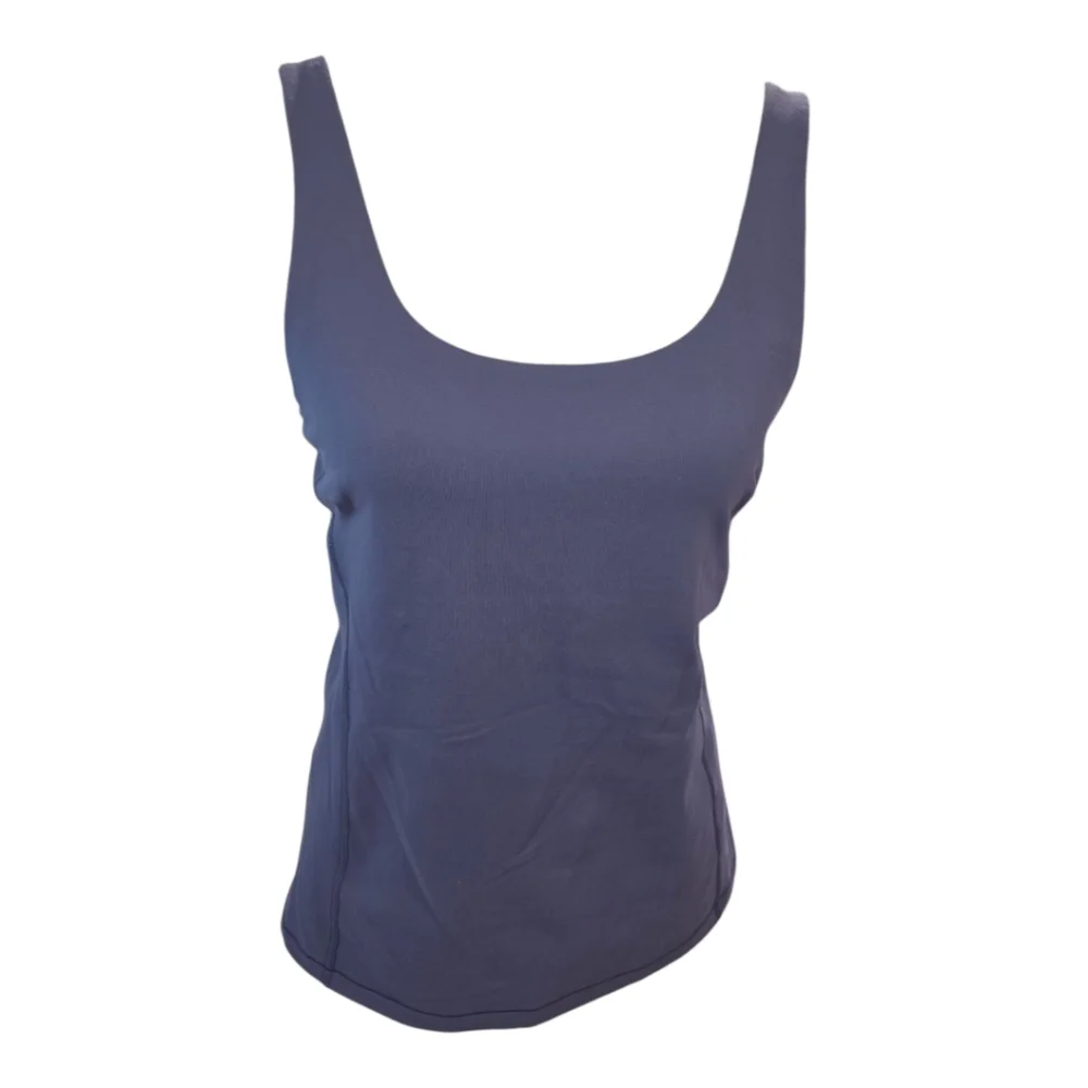 Lululemon Athletica Sculpt It Tank Active Athletic Workout‎ Yoga Greyvy Size 10